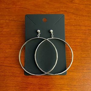 Silver Hoop Earrings